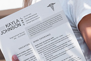 Nurse Resume Template Word, Pages, a Resume Template by VictoriousVita (Thumbnail 7 of 8)