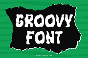 Hantra Grovis - Groovy Font, a Sans Serif Font by Iqsiart Studio (Thumbnail 2 of 7)
