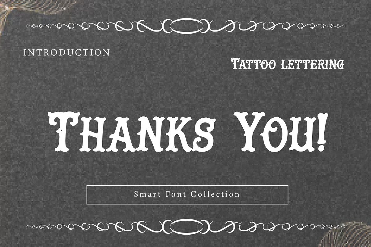Tattoo lettering, a Blackletter Font by Wow Magic (Photo 3 of 3)
