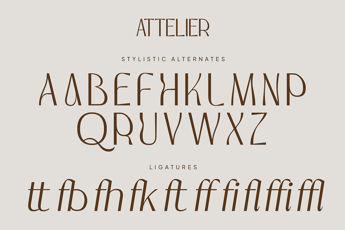Attelier, a Sans Serif Font by Nathatype (Photo 7 of 12)