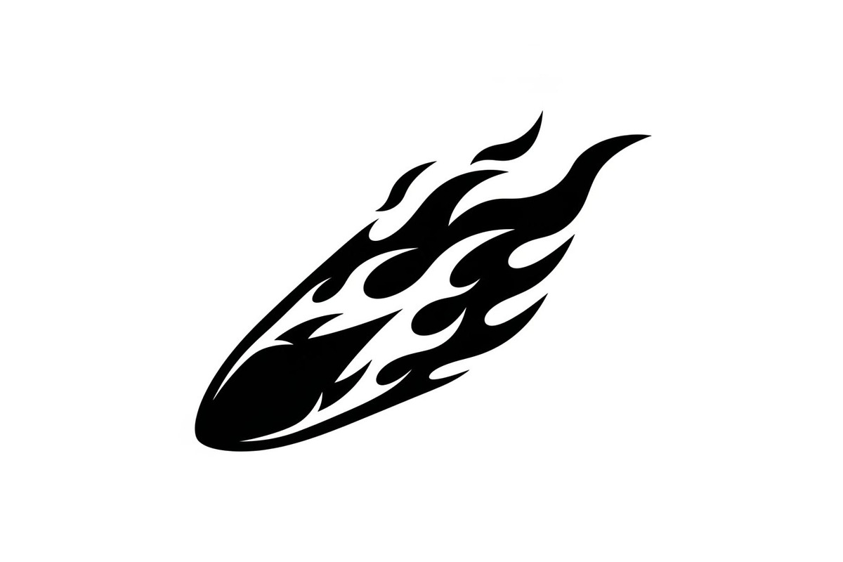 Fire Meteor Comet Silhouette Bundle, an Illustration by Designs_River (Photo 10 of 51)