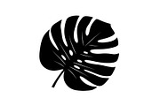Monstera Leaf Silhouette Bundle, an Illustration by yasushie (Thumbnail 11 of 31)