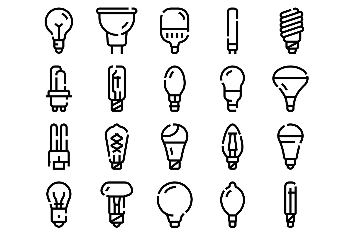 Different light bulbs illuminating, an Object Graphic by pikepicture (Photo 2 of 3)