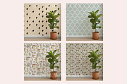 8 Wallpaper Mockup Bundle, a Household Mockup by ItsFreakinMockups (Thumbnail 4 of 9)