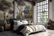 Hand drawn old century forest wallpa, a Wallpaper Graphic by Muzi pear studio (Thumbnail 6 of 11)