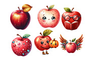 Watercolor Autumn Apple Clipart, an Illustration by Daily.Designs (Thumbnail 3 of 5)