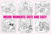 Meow Moments Cute & Cozy For Kids, a Decorative Illustration by Coco Bloom (Thumbnail 1 of 3)