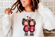 Valentines Couple Clipart, an Illustration by SinaCreation (Thumbnail 10 of 11)