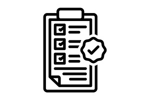 Requiring message black icon, an Outline Icon by Creative priyanka