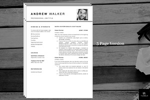 Basic Functional CV With Photo