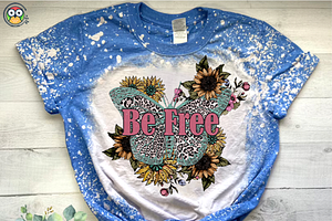 Be Free Sublimation Design