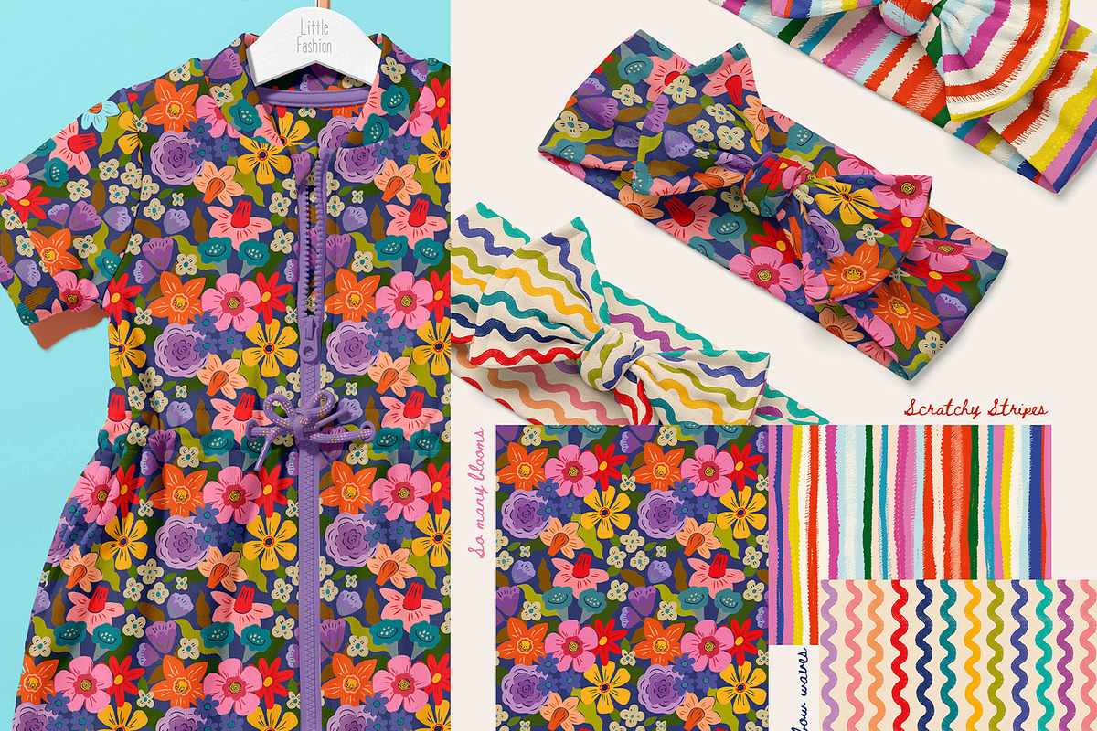 Vibrant Summer — Floral & Fruit, a Pattern Graphic by HannaSymo (Photo 8 of 9)