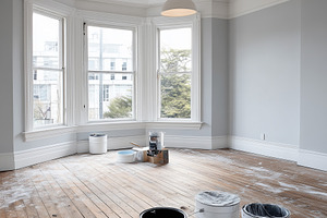 Bright empty room under renovation, an Architecture Photo by MistyDay