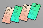 Minimalist Device iPhone Mockup, an iPhone Mockup by Jiwstudio (Thumbnail 5 of 6)