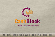 Cash Block Logo, a Branding & Logo Template by Dotnpix (Thumbnail 1 of 5)