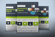 Flyer Business Flat Design, a Flyer Template by DesignsStore (Thumbnail 1 of 2)