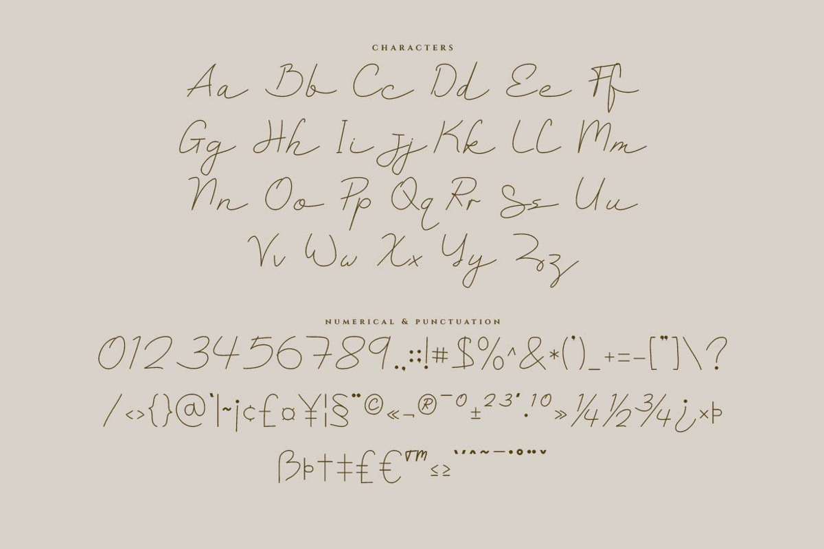 Duvante – Minimalist Script Font, a Script Font by Artiveko (Photo 2 of 8)