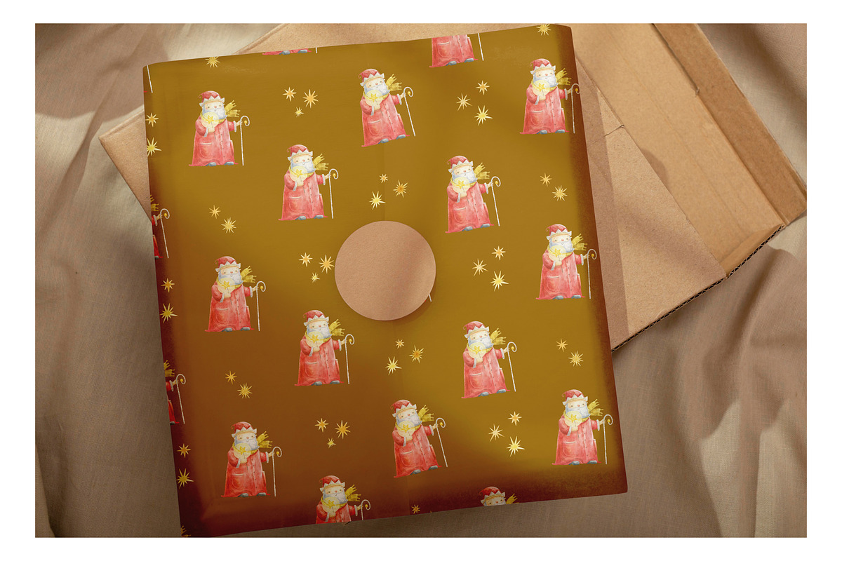 6 Christmas & New Year Seamless Patt, a Texture Illustration by the_myro (Photo 6 of 10)