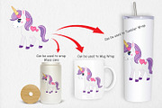 Heart Unicorn Clipart, a Graphic by Artnoy (Thumbnail 4 of 5)