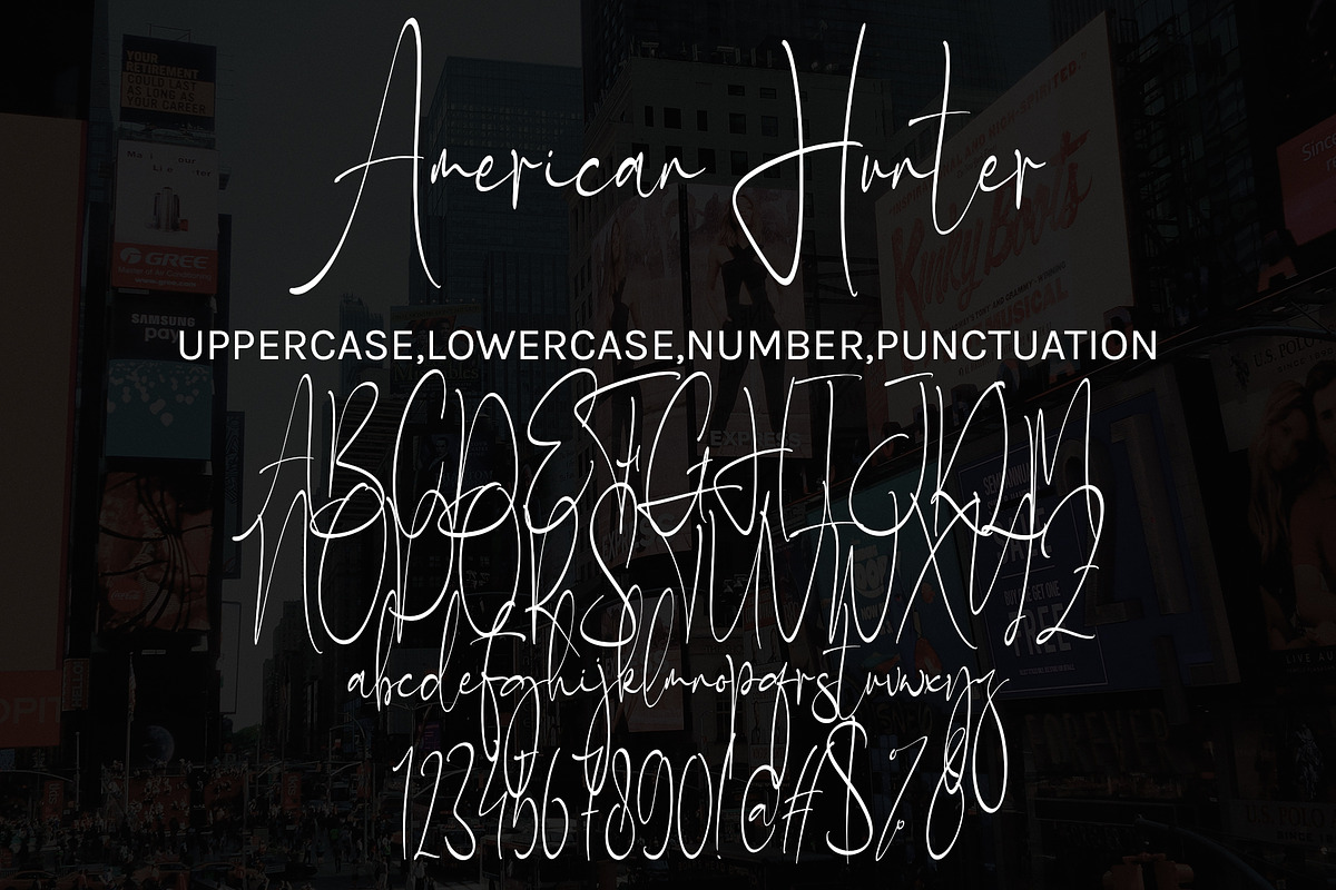 American Hunter, a Handwritten Font by HaKi Studio (Photo 5 of 5)