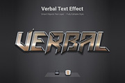 Verbal Psd Text Layer Style Effect, a Layer Style Add-On by zahidhossainalif (Thumbnail 1 of 2)