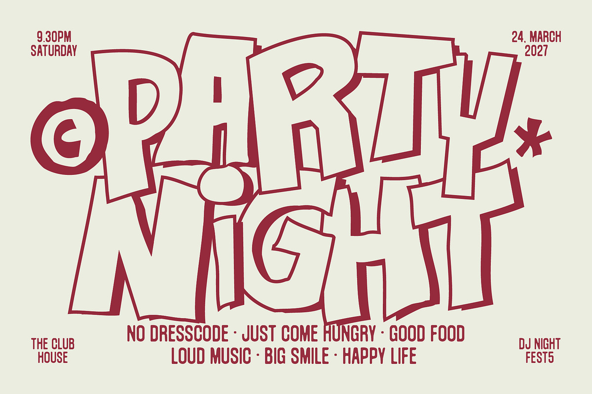 Metro Culture - Cutout Display Font, a Handwritten Font by The Native Saint Club (Photo 12 of 15)