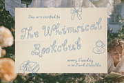 Curly-Twirly Whimsical Font Family, a Handwritten Font by Cute Atelier (Thumbnail 5 of 12)