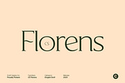 CS Florens – Elegant Serif Font, a Serif Font by Craft Supply Co. (Thumbnail 1 of 8)
