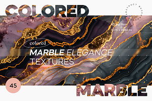 Colored Marble Elegance Textures, a Texture Graphic by Lumeno