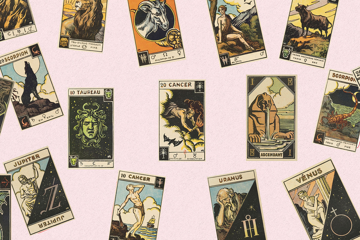 Vintage Tarot Card Illustrations, an Animal Illustration by Dene Studios (Photo 2 of 7)