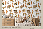 Nursery Wallpaper Mockup, a Product Mockup by MockupArtDesign (Thumbnail 2 of 4)