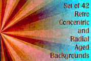 42 Retro Concentric Backgrounds, a Background Graphic by Kseniya-Omega (Thumbnail 1 of 9)
