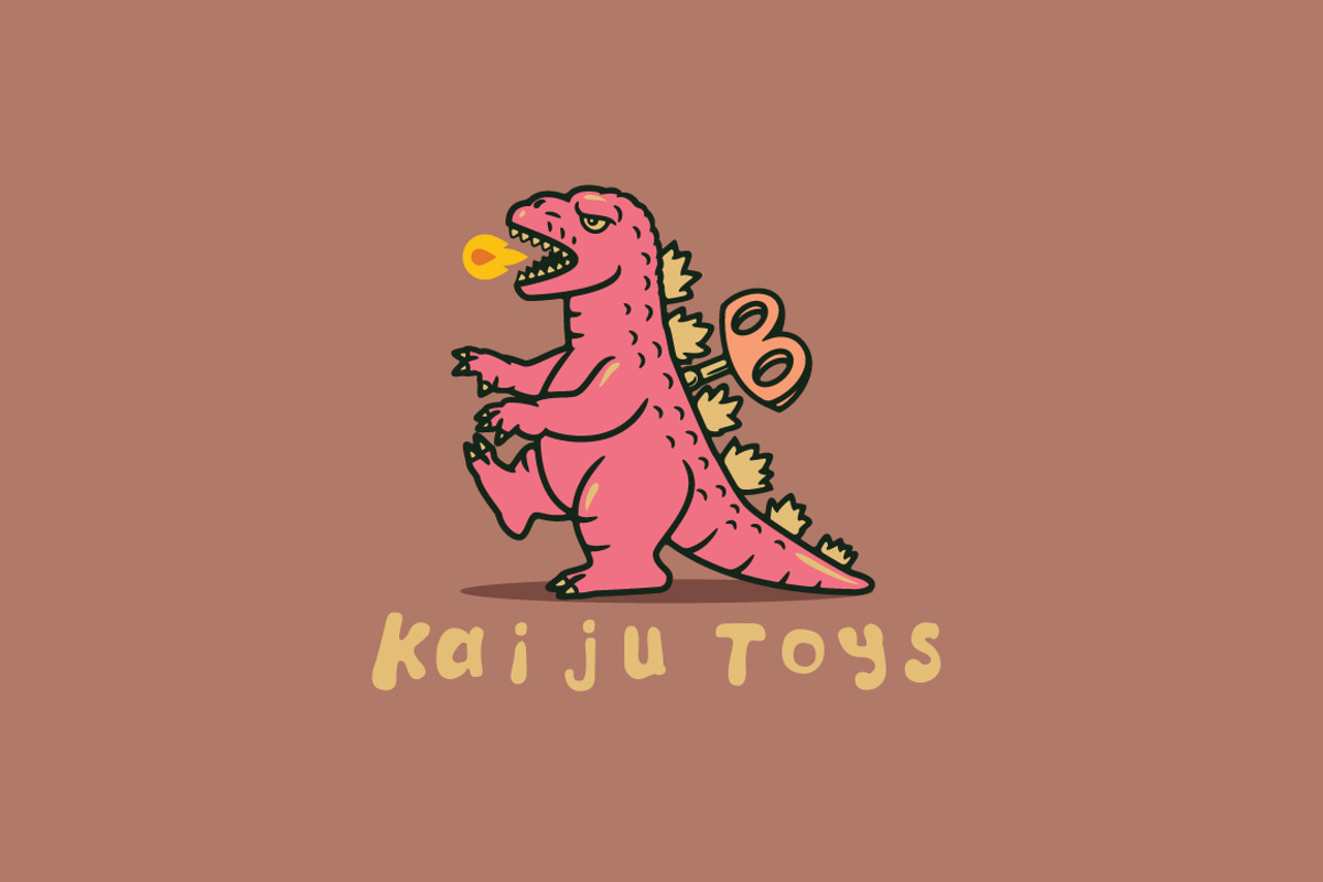 Kaiju Toys Logo Template, a Branding & Logo Template by Kreasi Malam (Photo 1 of 4)
