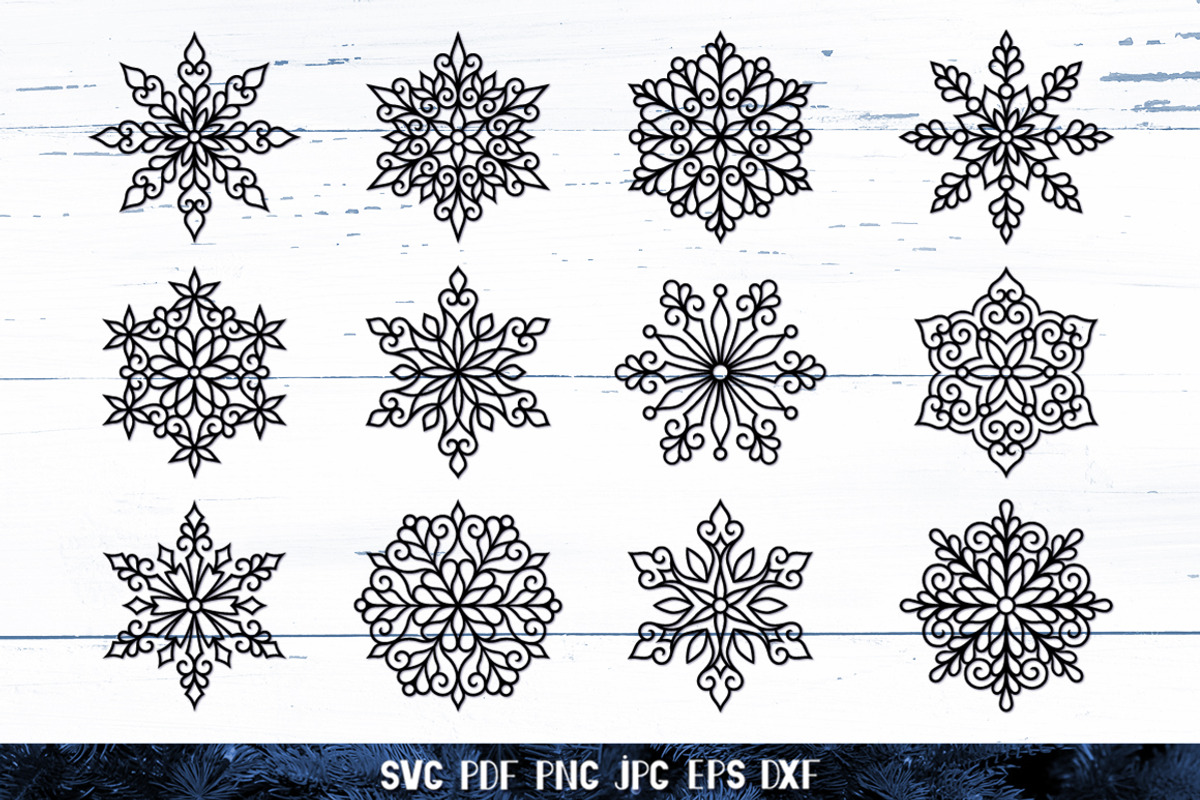 3D Snowflake Paper Cut Collection, a Graphic by Digital_Craftyfox (Photo 4 of 19)