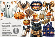 Elegant Halloween Clipart, an Illustration by Dream Creation (Thumbnail 1 of 7)