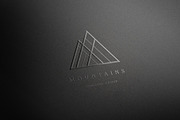 Mountains. Linear geometric logo, a Branding & Logo Template by le-genda (Thumbnail 7 of 14)