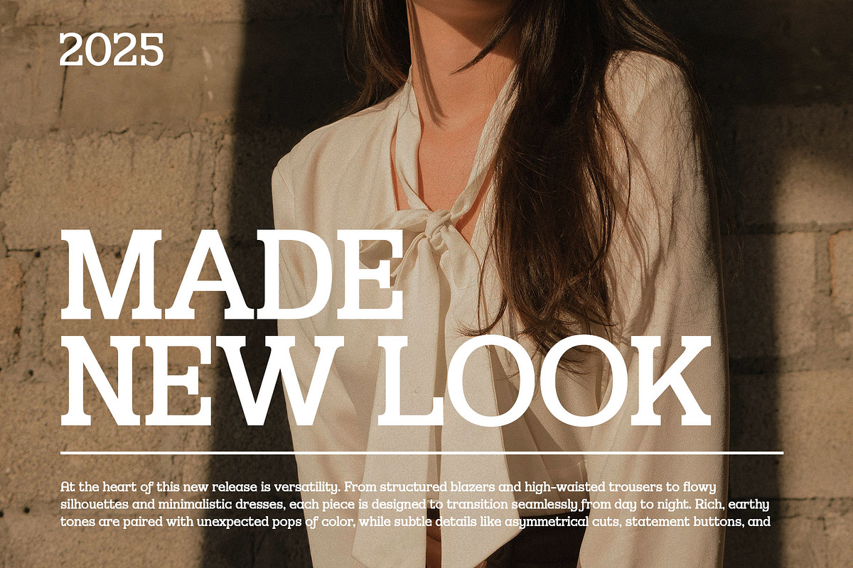 Raciya Modern Display Serif Font, a Serif Font by RantautypeStudio (Photo 4 of 15)