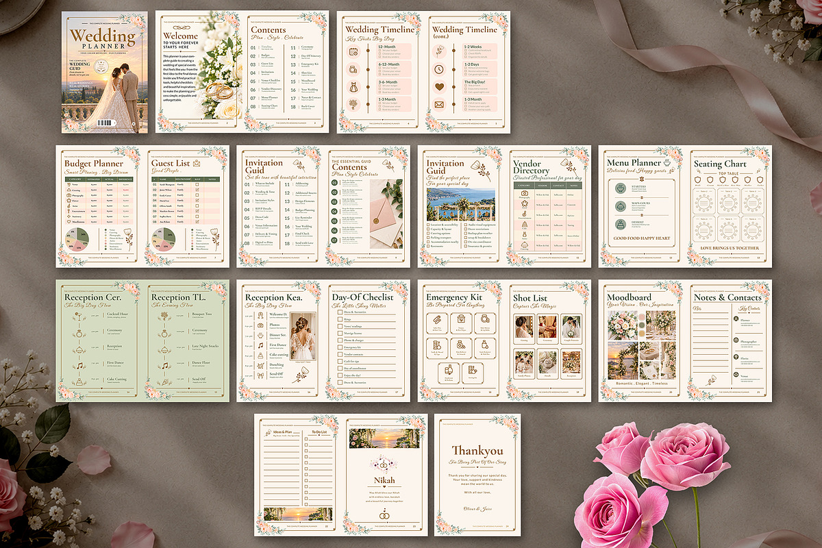 Wedding Planner Magazine Template, a Magazine Template by Shajib Shikder (Photo 8 of 10)