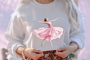 Watercolor Blush Pink Ballerina Clip, an Illustration by designcity5 (Thumbnail 5 of 5)