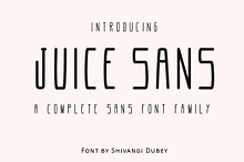 Juice Sans - Sans Serif Font Family