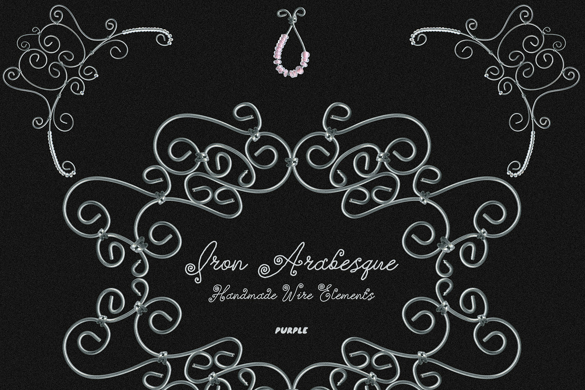 Iron Arabesque: Handmade Wire, an Object Graphic by Purple (Photo 7 of 11)
