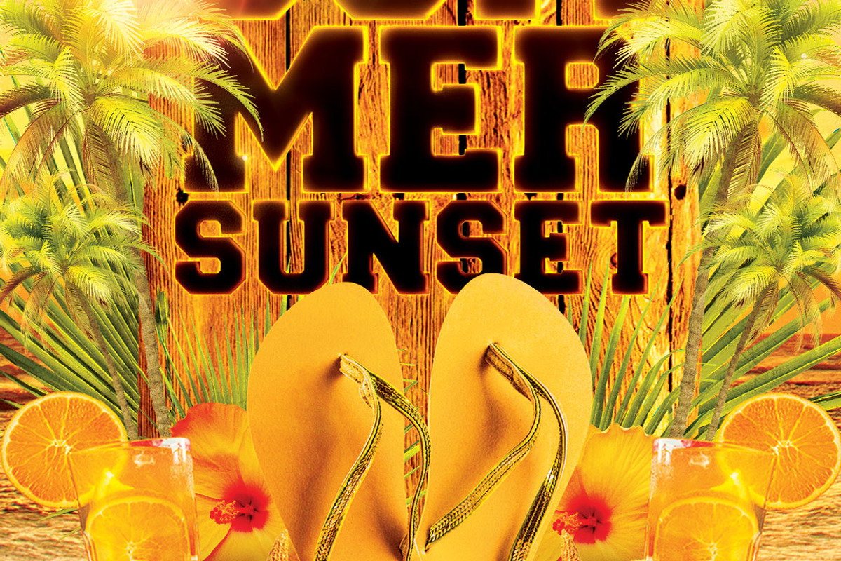Summer Sunset Flyer, a Flyer Template by darkmonarch (Photo 3 of 3)