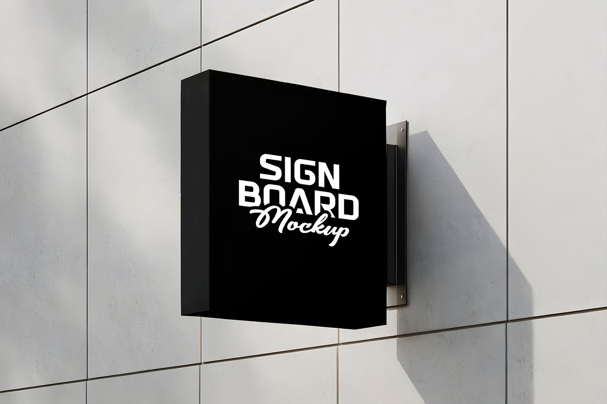 Logo Mockup Hanging Sign, a Mockup by GenesisCreativeCo (Photo 2 of 4)