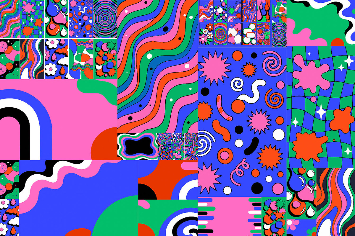 Funky Blob Font, a Sans Serif Font by Handmadefont (Photo 16 of 17)