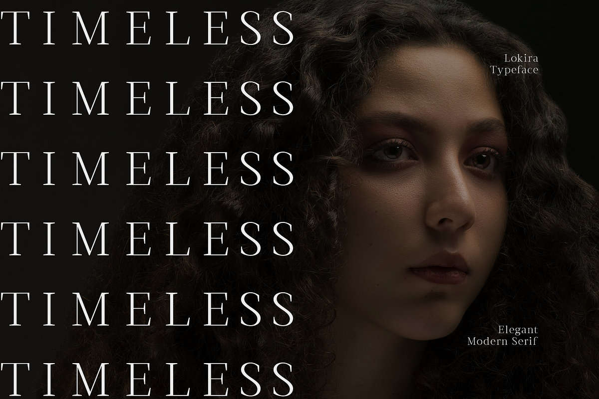 CF Lokira - modern Elegant Serif, a Serif Font by Indotype Foundry (Photo 10 of 10)