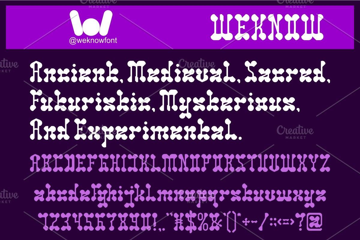 Arabian Night font, a Slab Serif Font by weknow (Photo 5 of 8)