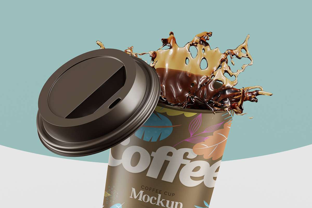 Realistic Coffee Cup Mock-up, a Print Template by Propex (Photo 19 of 24)