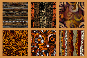 Seamless Ethnic Patterns.