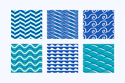 30 Seamless Wave Vector Patterns, a Pattern Graphic by wowpatterns (Thumbnail 3 of 6)