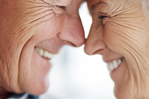 Close up of a happy senior couple, a Person Photo by MistyDay